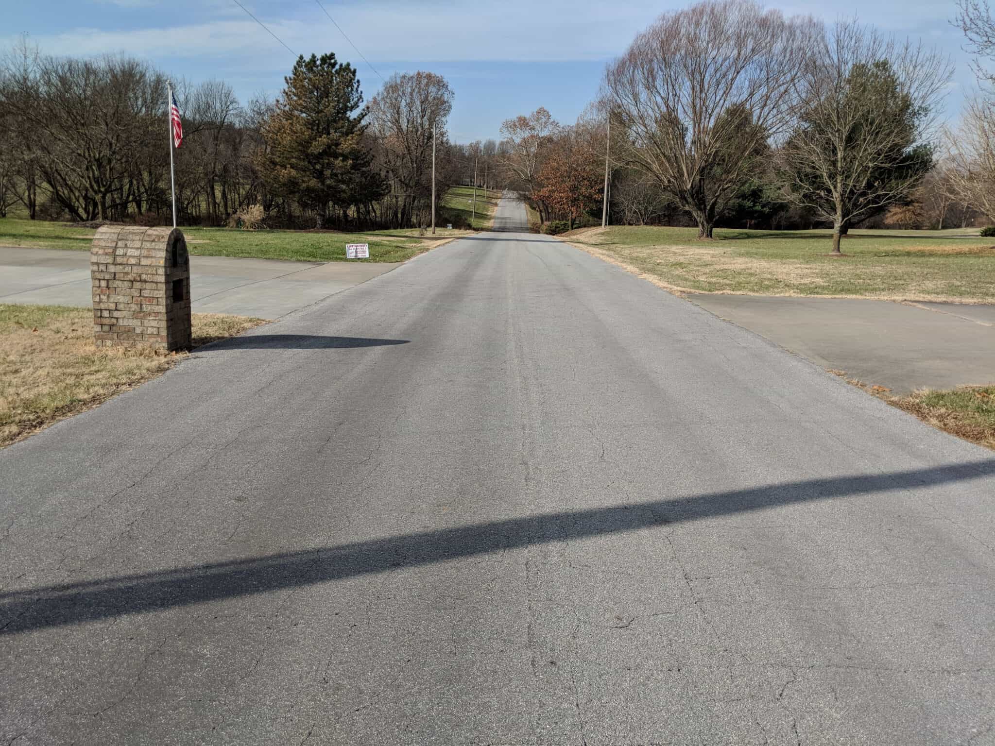 13 year old residential road